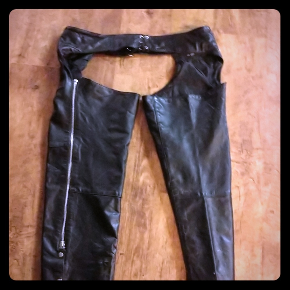 X element leather chaps